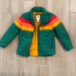Boys Cat & Jack puffer jacket size 3T